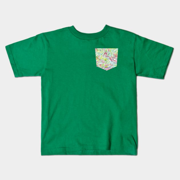 Pocket- palms Kids T-Shirt by ninoladesign